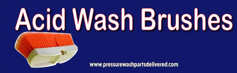Acid Wash Pressure Wash Brushes