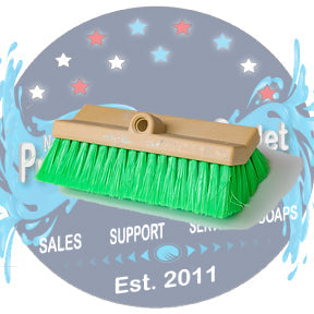 HI-LO TRUCK BRUSH - 10" GREEN NYLTEX